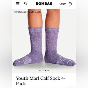 NWOT Bombas Youth socks for sensory sensitive kids size Y